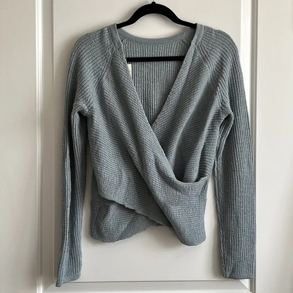 aerie cross back sweater